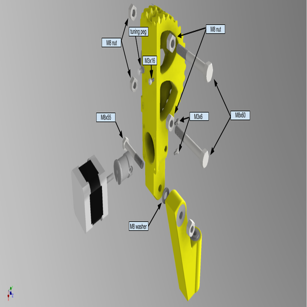 Simpson GUS construction based 3D printer — miniatura 15