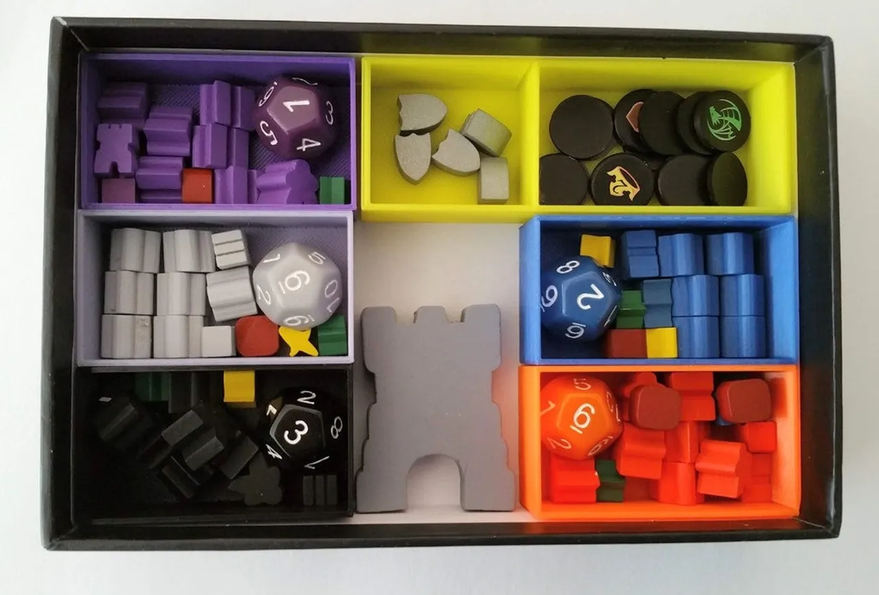 Tiny Epic Kingdoms 3D Printed Insert 