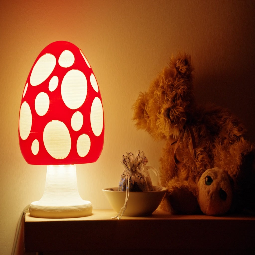 Muchroom table lamp