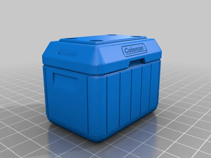 STL file Another Stanley style Ice Cooler for scale autos and dioramas  🧊・3D printing idea to download・Cults