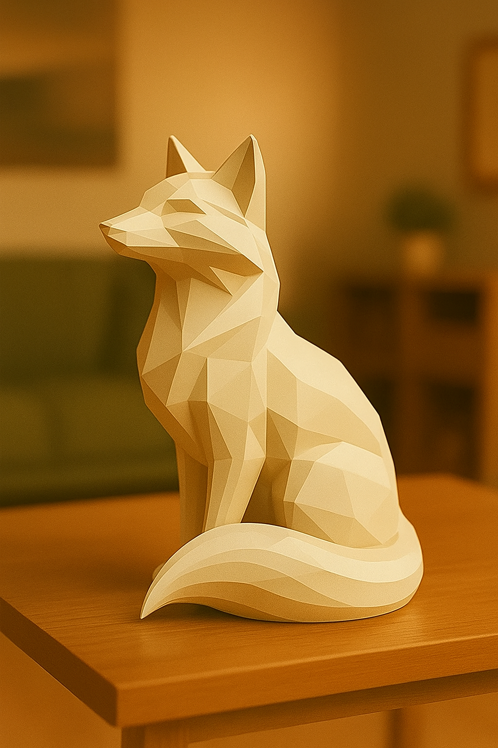 Low-Poly Fox Decor