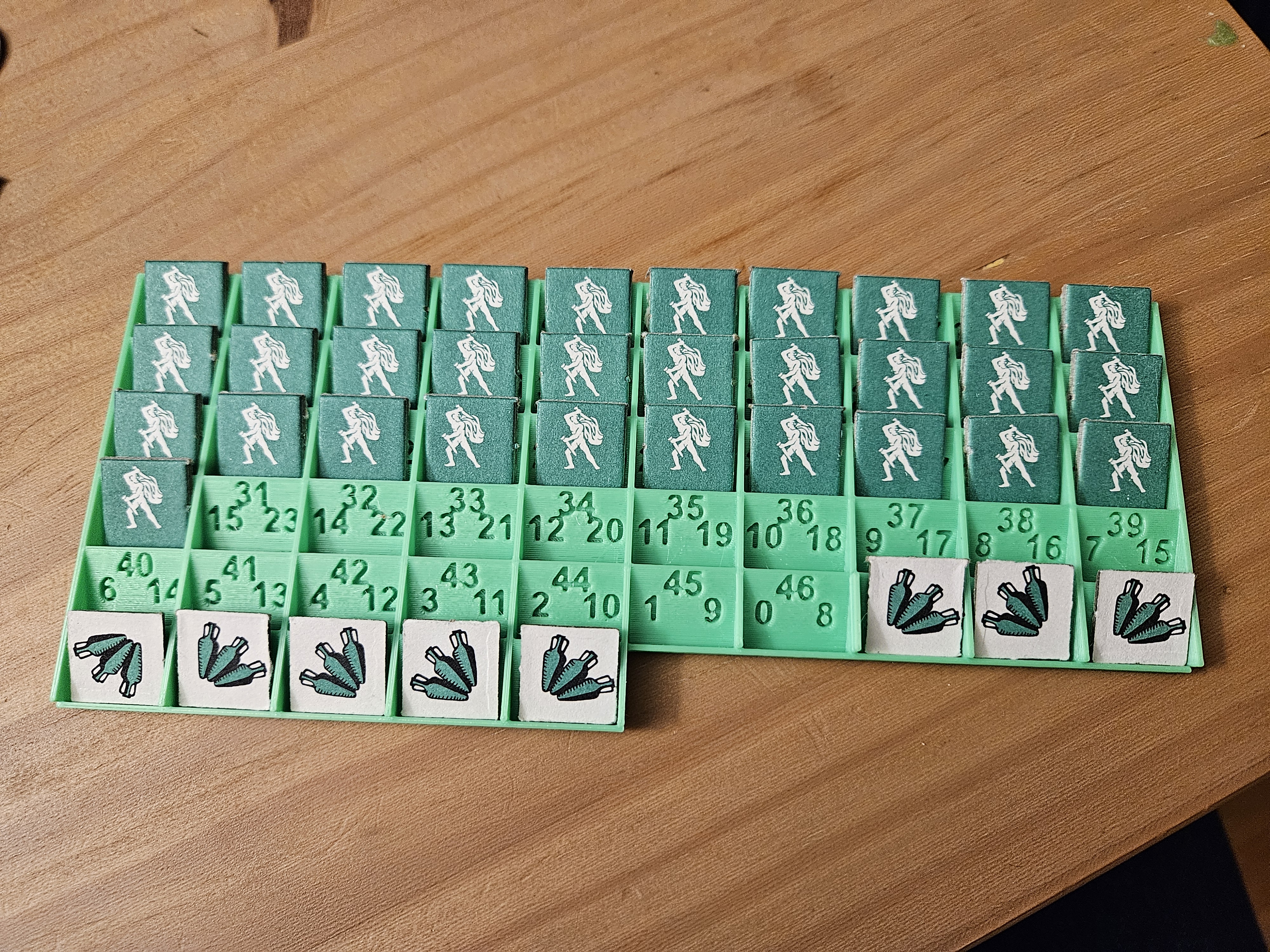 Advanced Civilization Board Game Token Holder - Census Helper