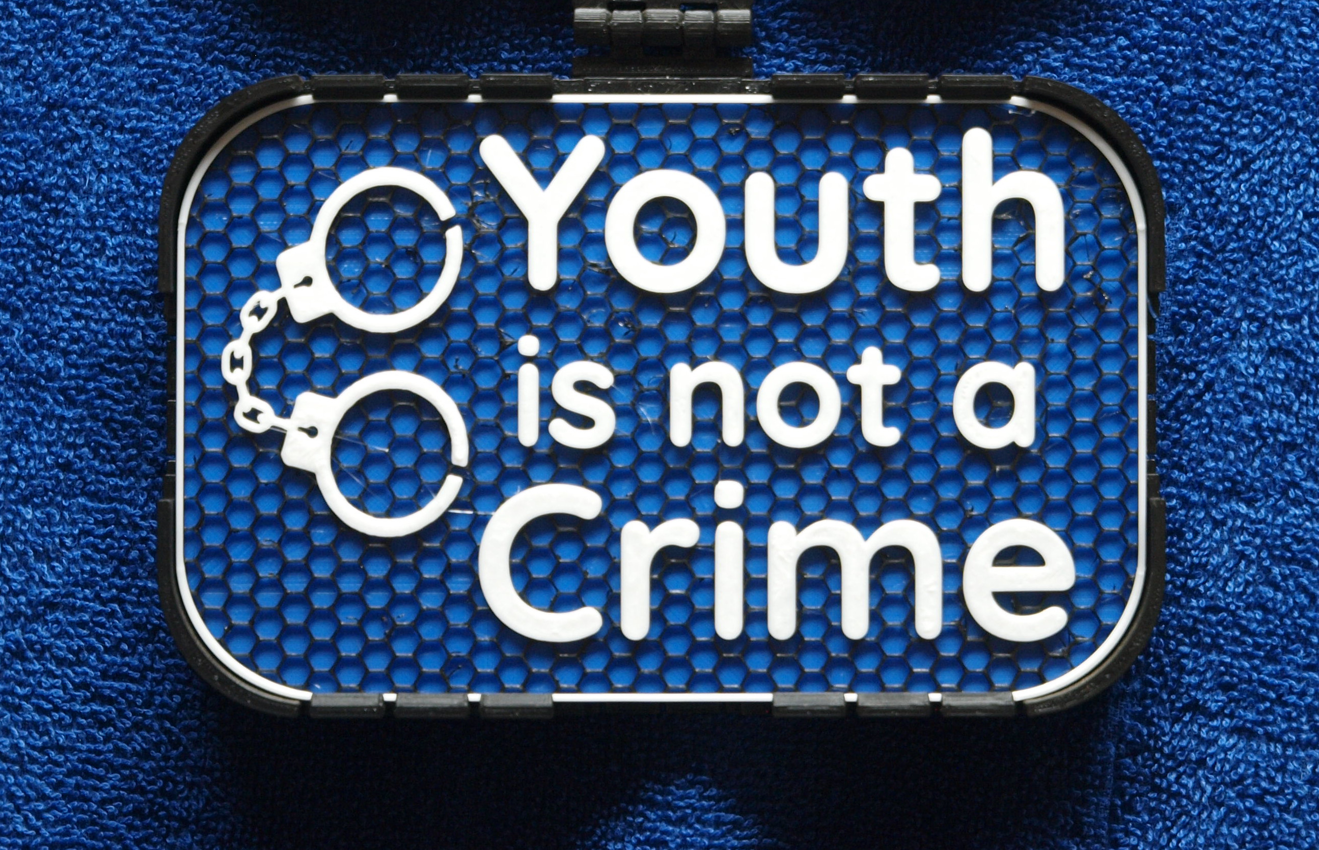 Youth is not a Crime sign