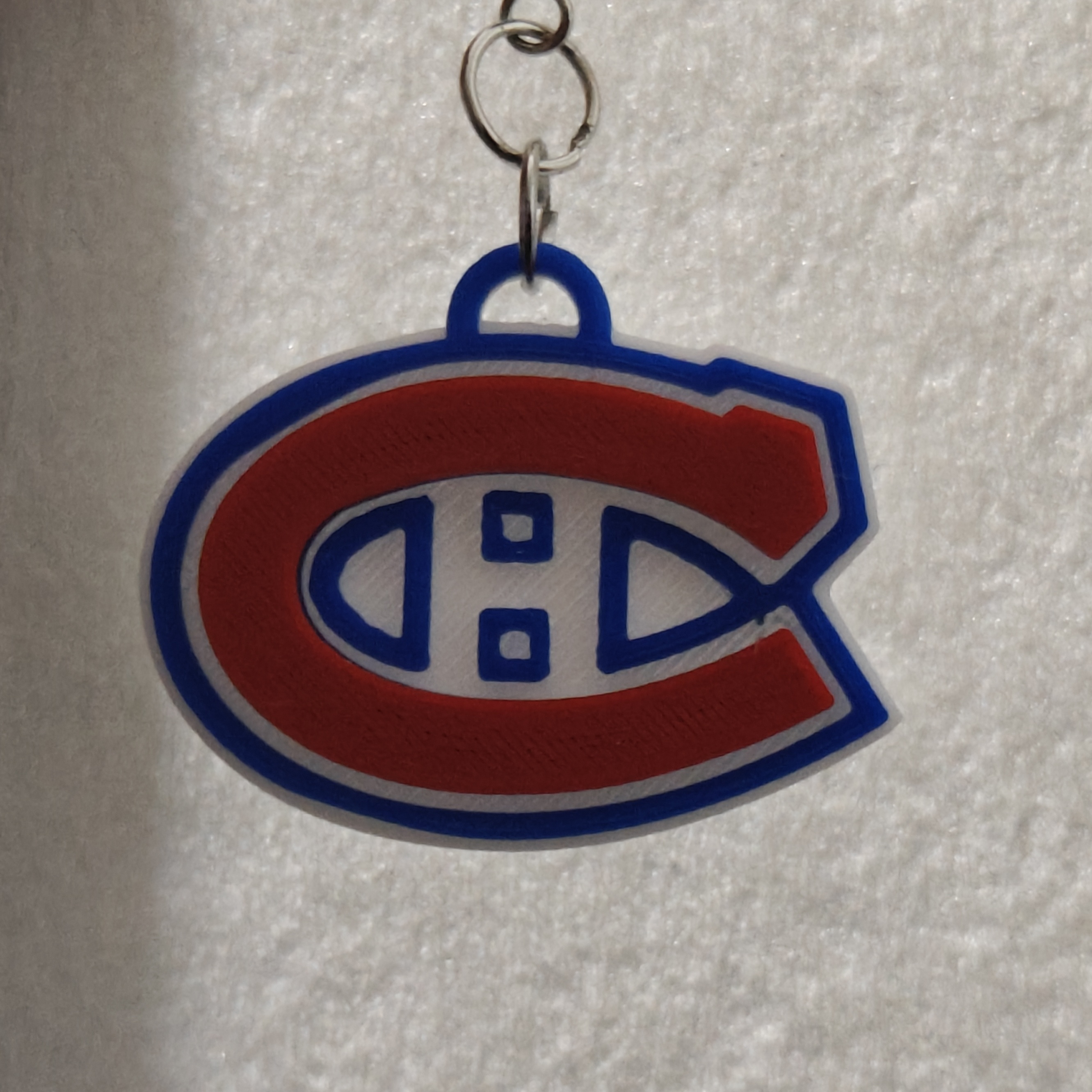 Montreal Canadiens "Habs" Logo with Optional Earring/Keychain Loop
