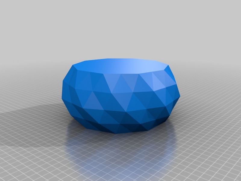Miniatura 3 do modelo 3D Low Poly Bowl