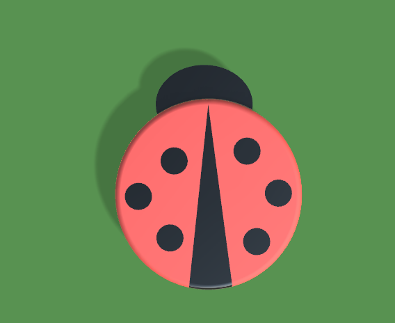 Miniatura 3 do modelo 3D Cute Ladybug