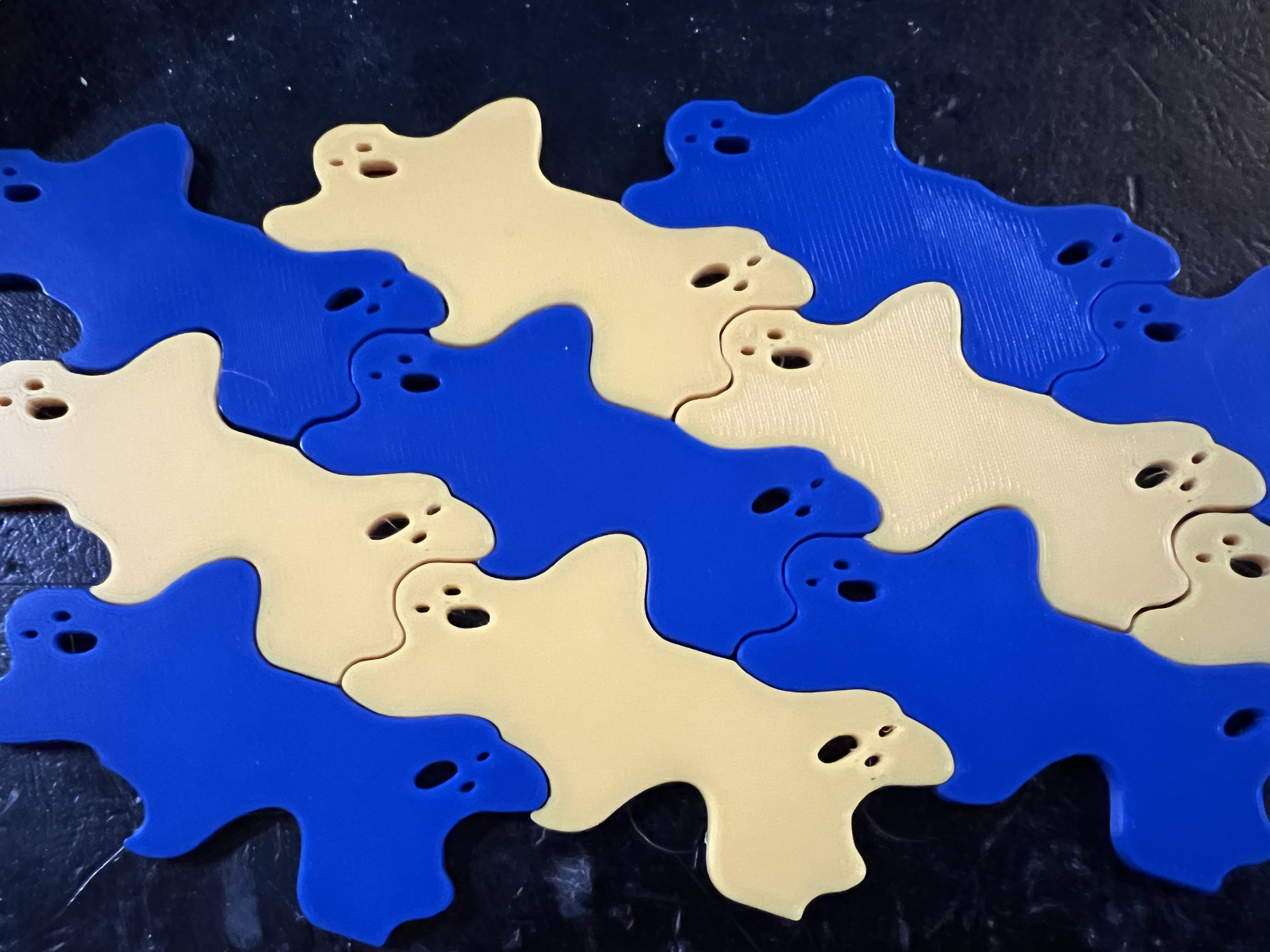 Tesselated Ghosts and Ghouls