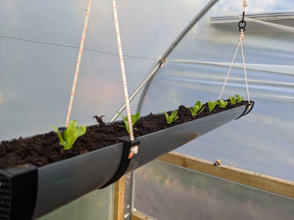 Hanging Basket Using Gutter