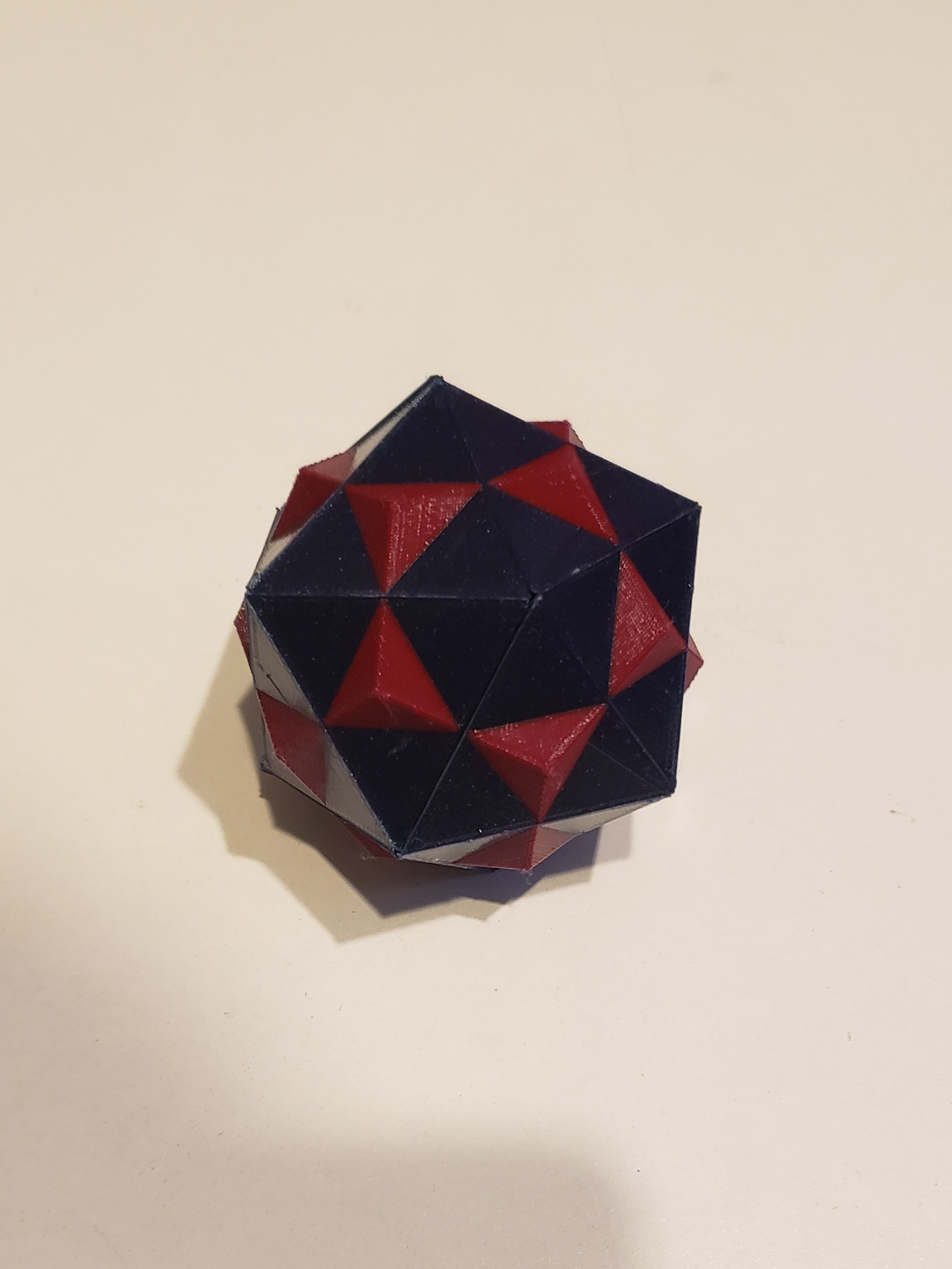 Compound of Dodecahedron and Icosahedron Tessellating Tiles