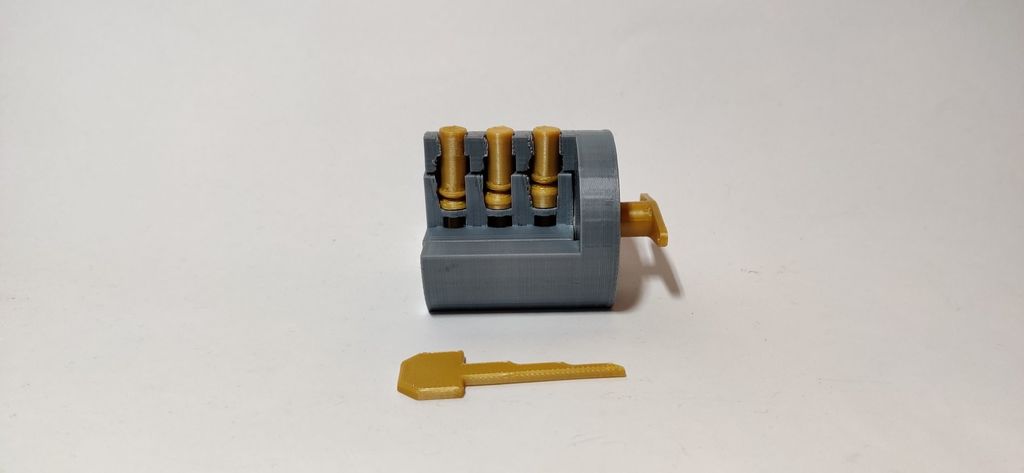 Cutaway Lock