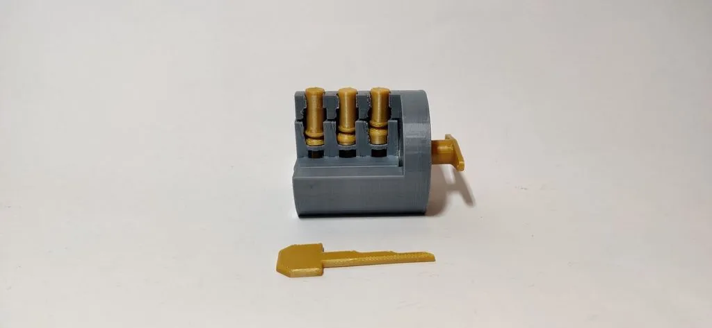 Cutaway Lock by ABlueMiata | Download free STL model | Printables.com