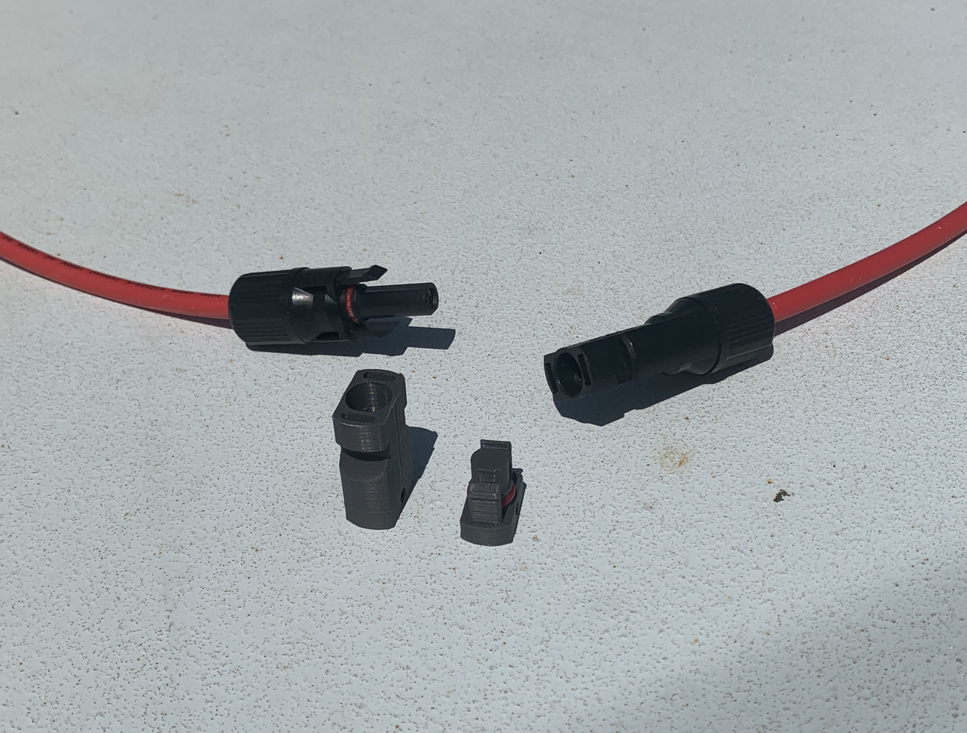 Protective Covers for MC4 Solar Panel Connectors
