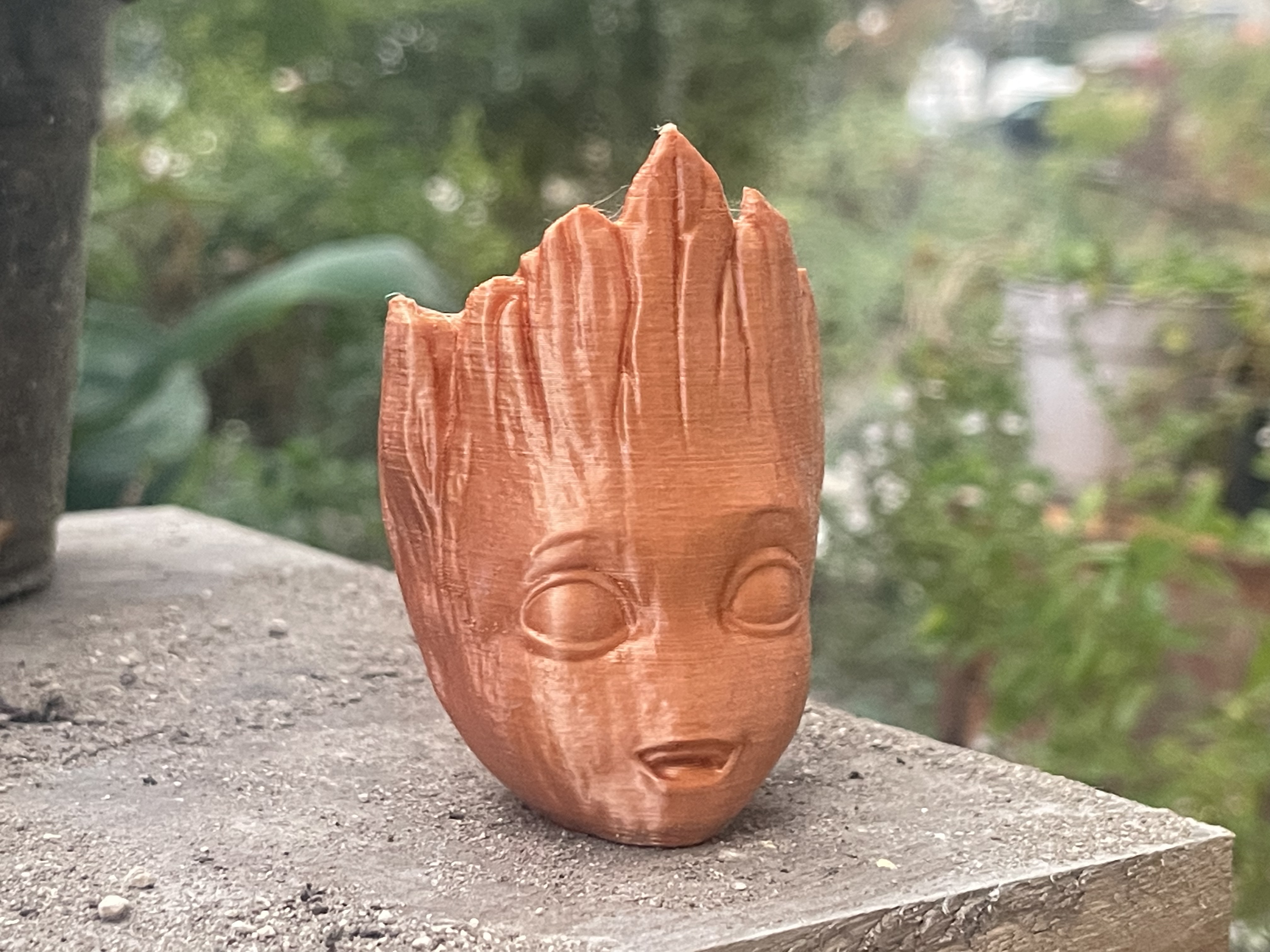 Baby Groot Head Pot Plant