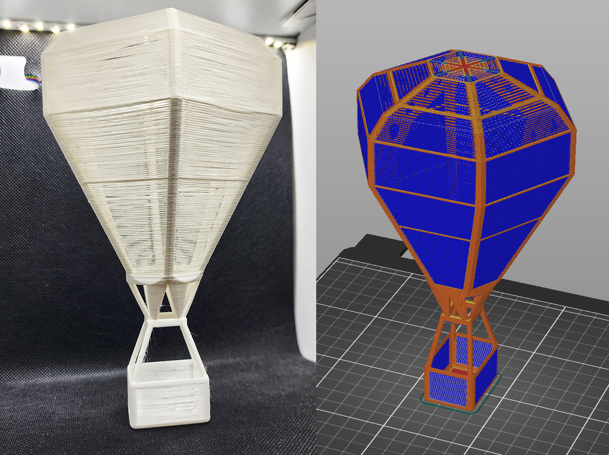 Experimental Bridging Hot Air Balloon (1,100 bridges) by Triple G ...