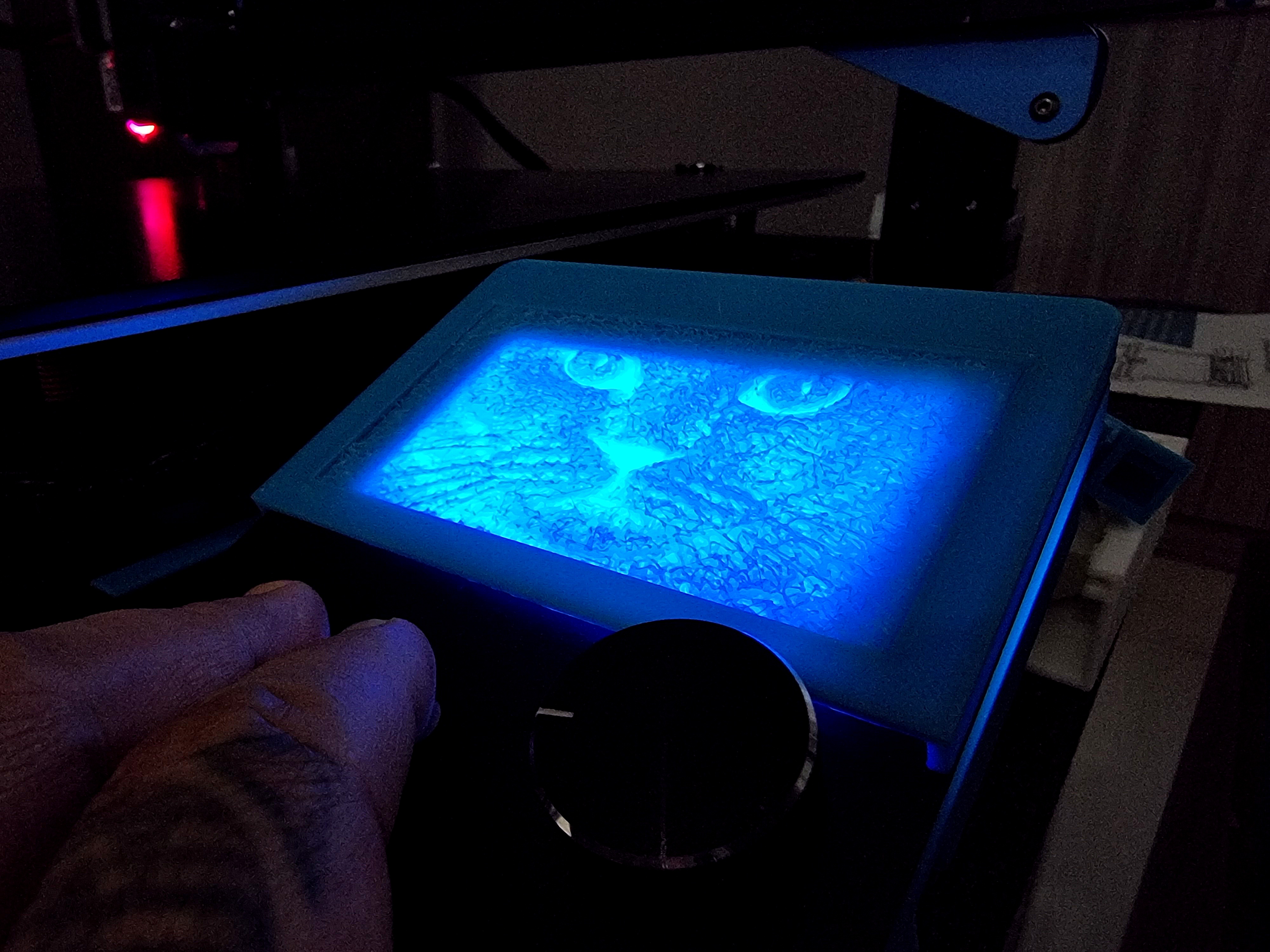 Cat Lithophane LCD Display Cover for Sovol / Ender / Etc. by SANKEYS