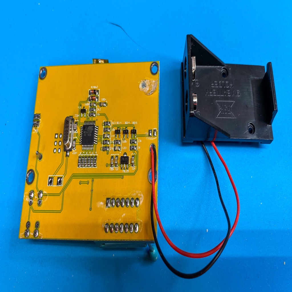 LCRT4 Component Tester Angled Enclosure by Bobot Download free STL