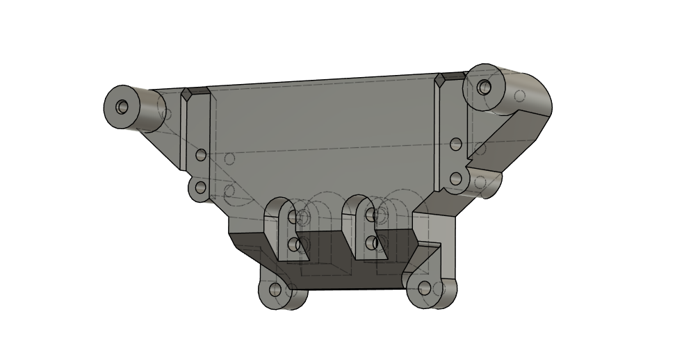 Flyhal FC610 / HBX 2996 rear shocktower 3D model