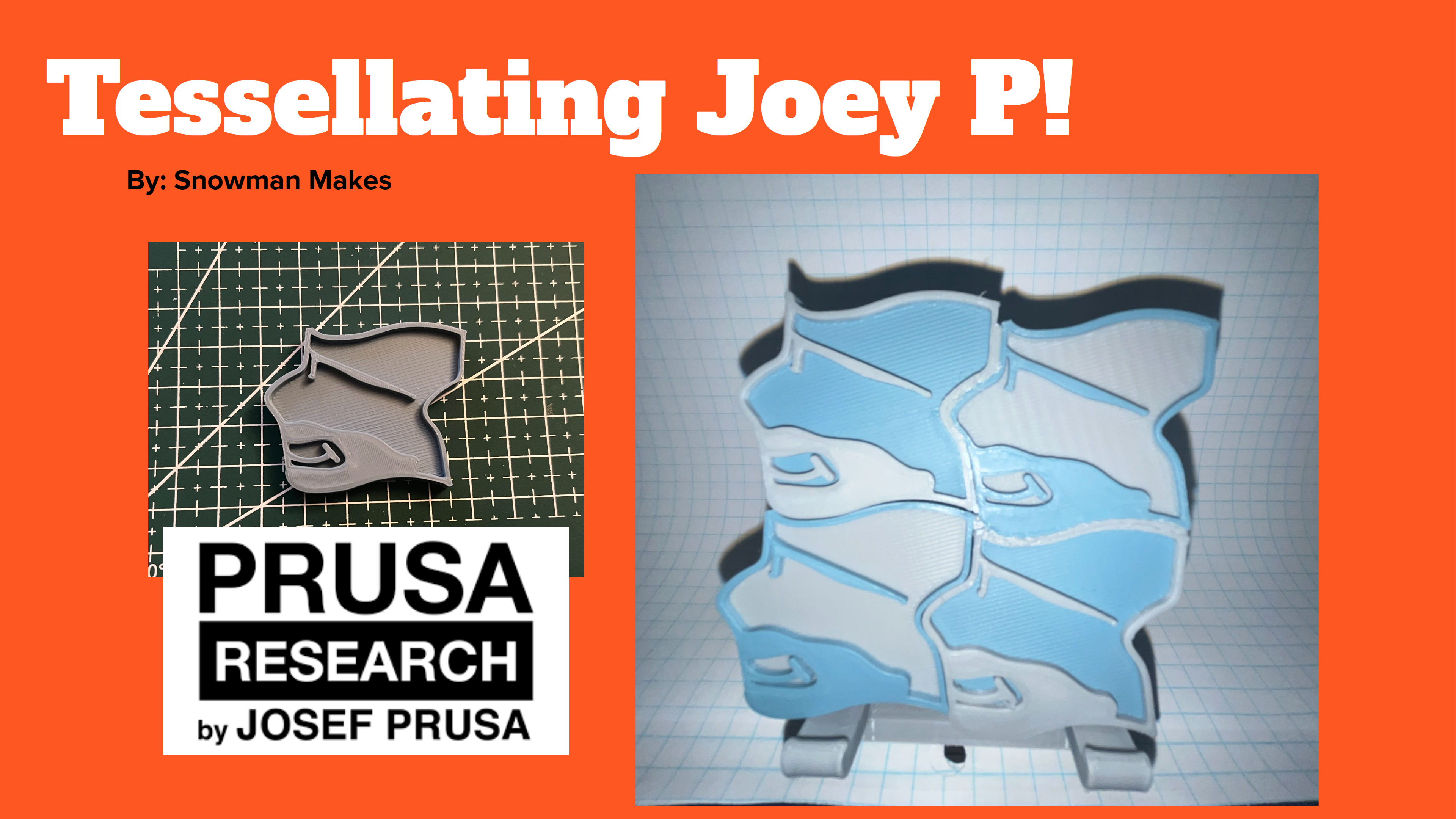 Tessellating Josef Prusa (Click Photo for Presentation)