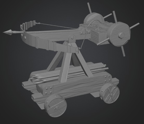 Ancient Ballista 3D model by Ded Makar