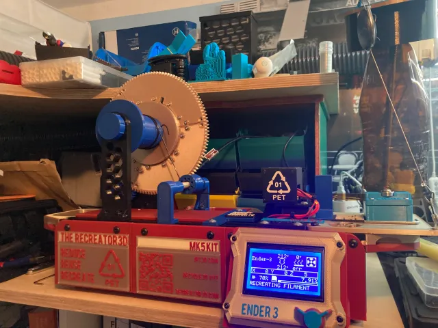 The Recreator 3D modifications smaller print volume