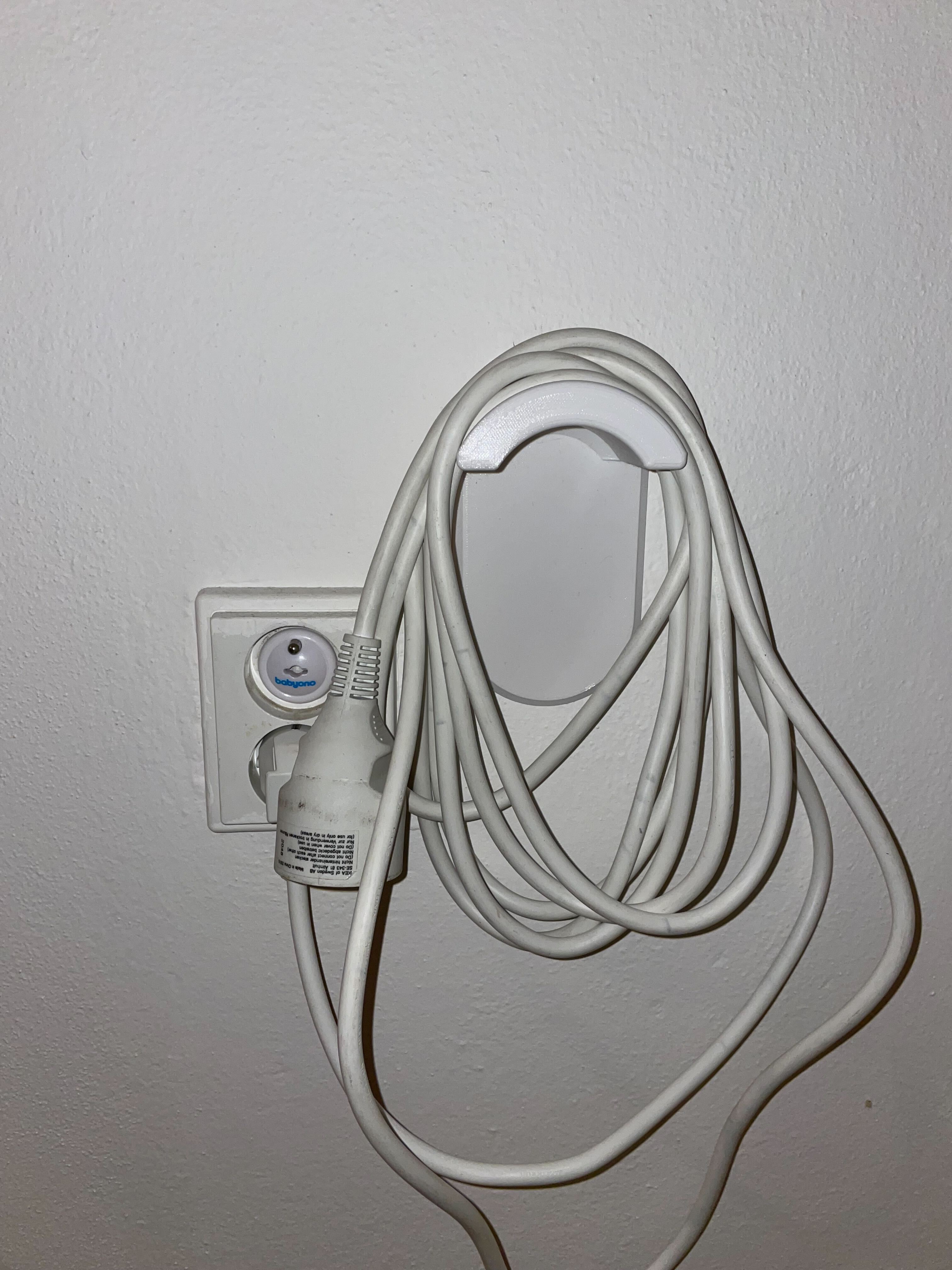 Extension cord holder by Lišák Download free STL model