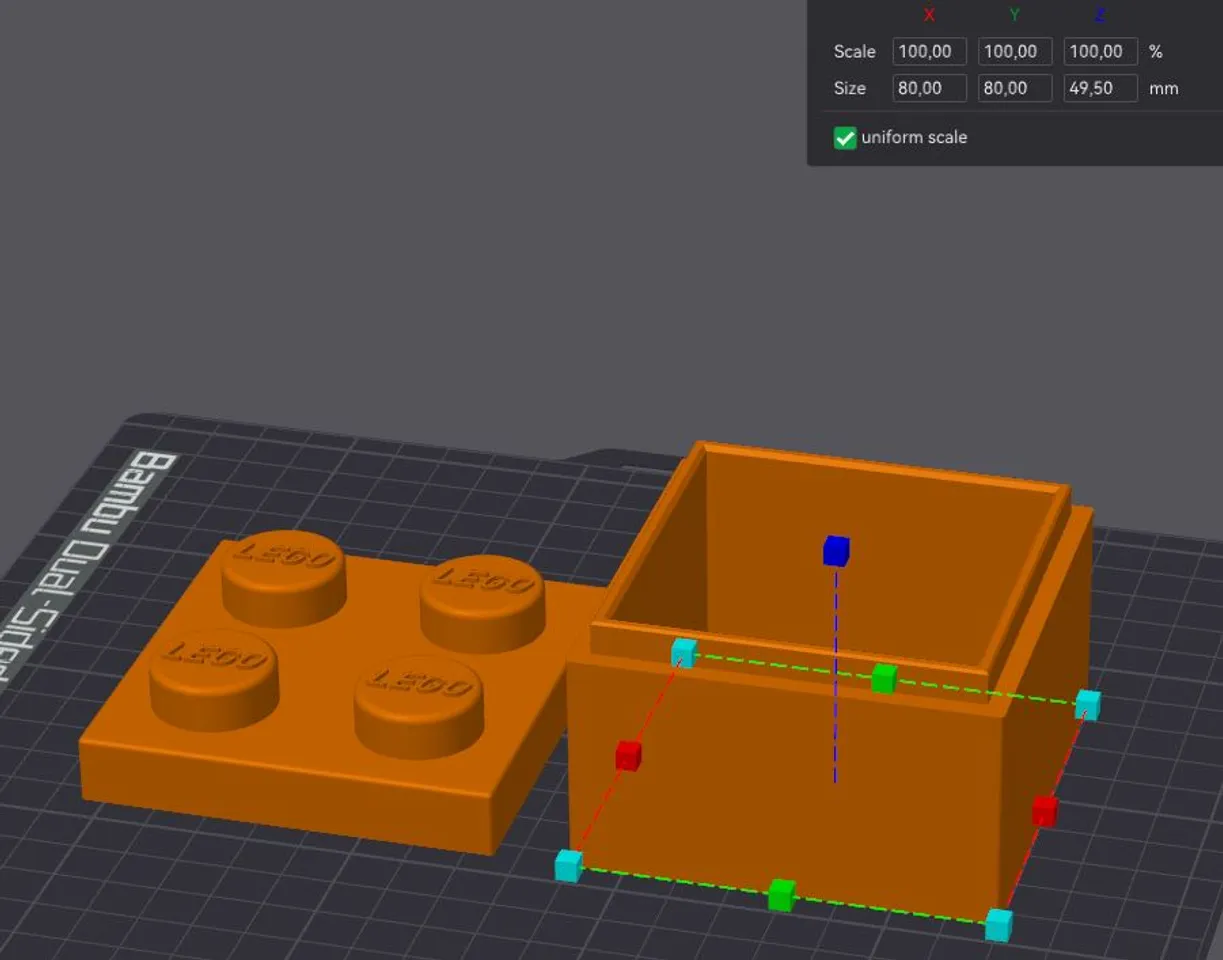 Box container Lego style by Z3Dart&tech | Download free STL model ...