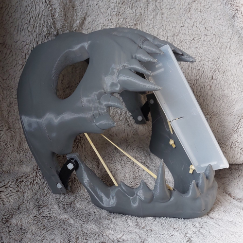 Skully the articulated mask by Drakarmau Download free STL model