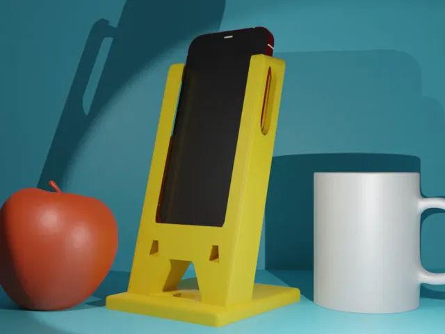 phone holder for big phone and big cable