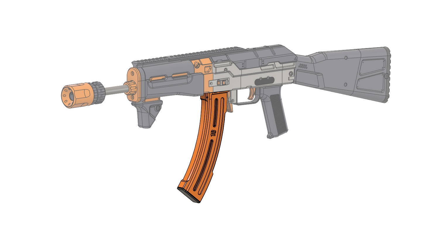 Wolver 999-Classic 18 Dart Magazine V2