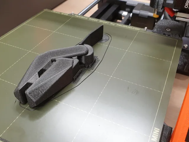 Bag Clip (PRINT IN PLACE CAM) - Prusa MINI REMIX