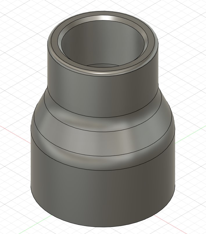 Scheppach HMS1080 Hobel Absaugadapter  45mm innen Durchmesser
