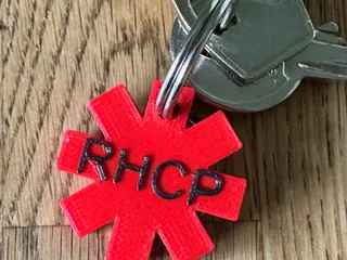 Red Hot Chili Peppers keyring by Kevin Gallagher | Download free