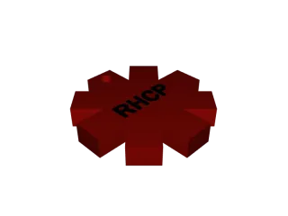 Red Hot Chili Peppers keyring by Kevin Gallagher | Download free