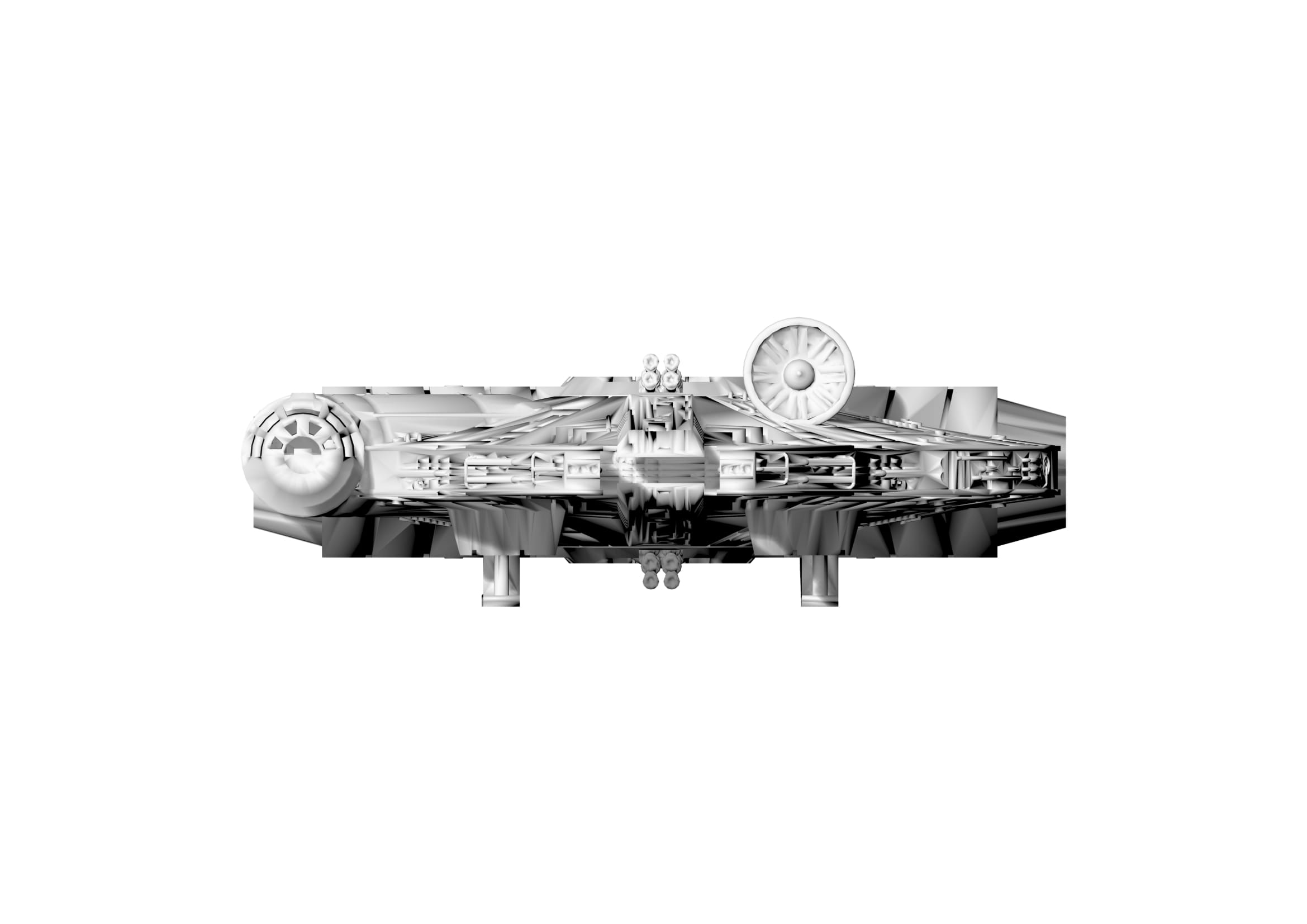 Millennium Falcon 1:500 por Maciej | Descargar modelo STL gratuito ...