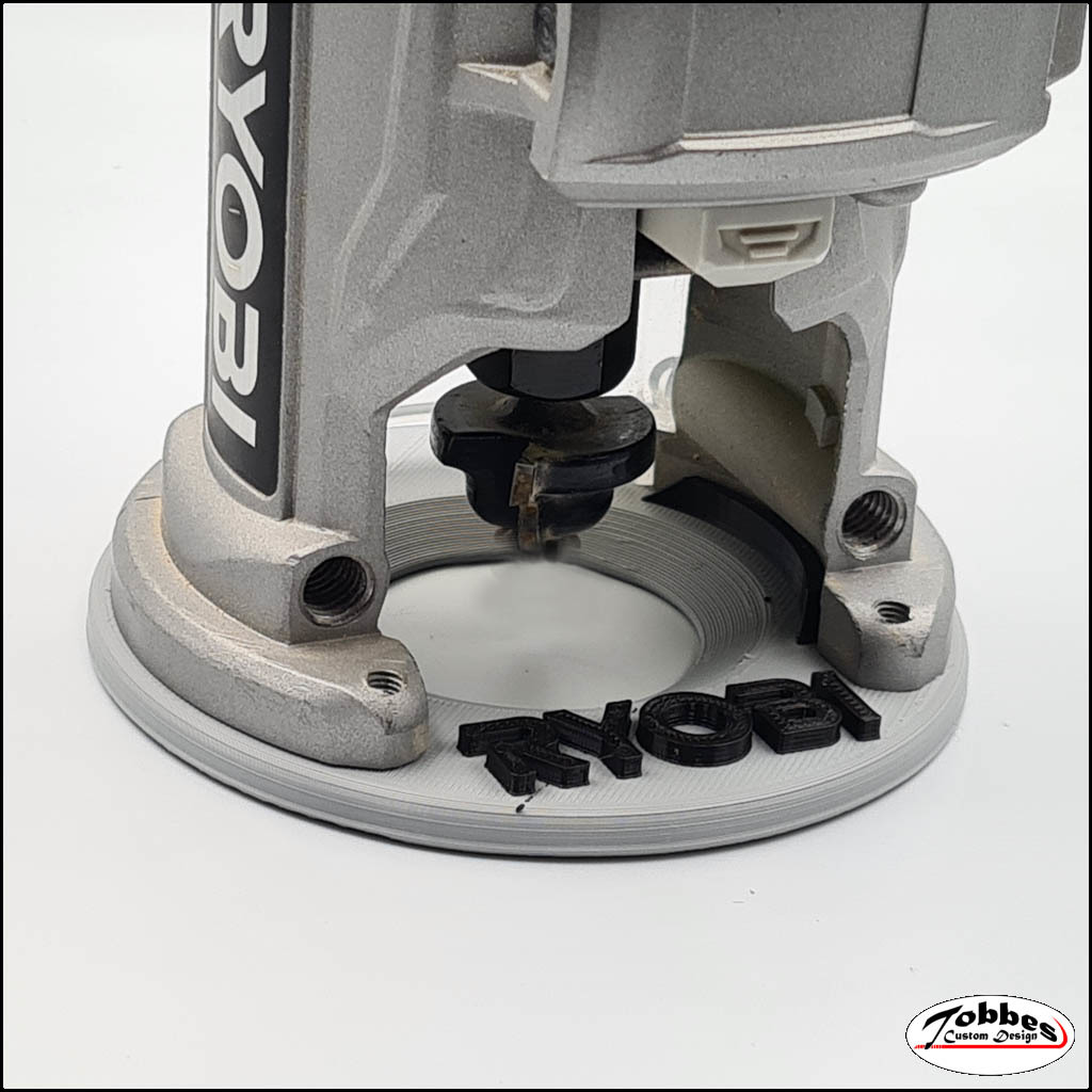 Ryobi Router Plate / Base by TobbesCustomDesign Download free STL model