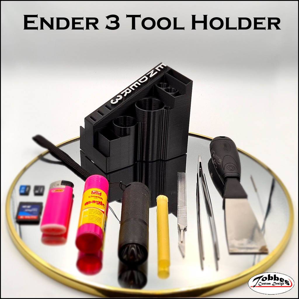 Ender 3 Tool holder "Optimized" by TobbesCustomDesign Download free STL model