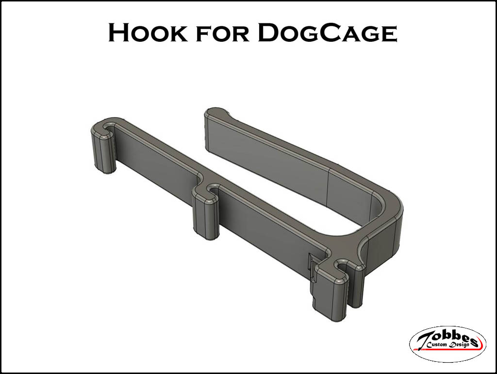 Hook for dog cage by TobbesCustomDesign Download free STL model