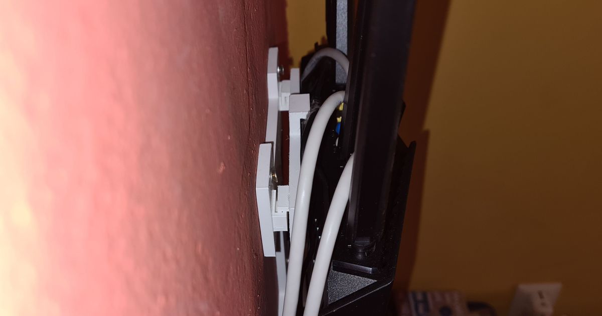 Modulair Wall Mount for ASUS RT-AX82U Wireless Router by Johan501 ...