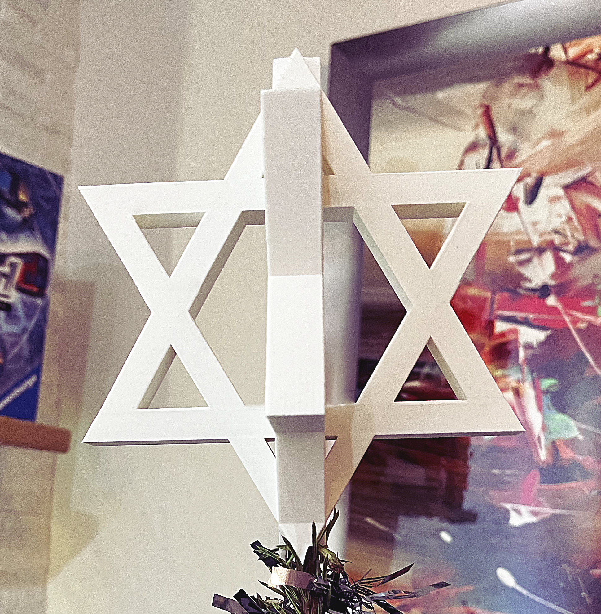 Star of David for Christmas Tree