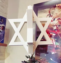 Star of David for Christmas Tree