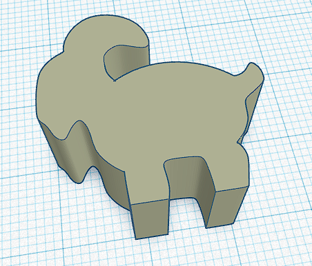 Mountain Goat Meeple