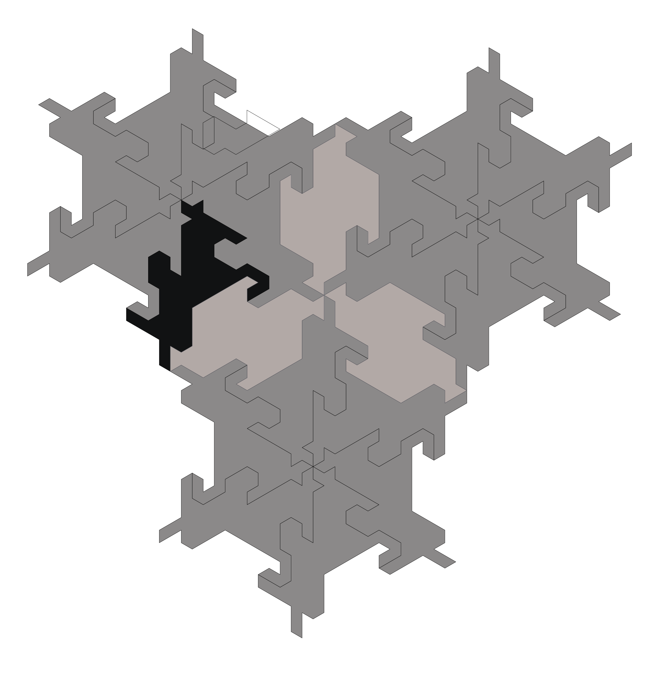 horse-rider-tessellating-tile-puzzle-by-bigthump-download-free-stl