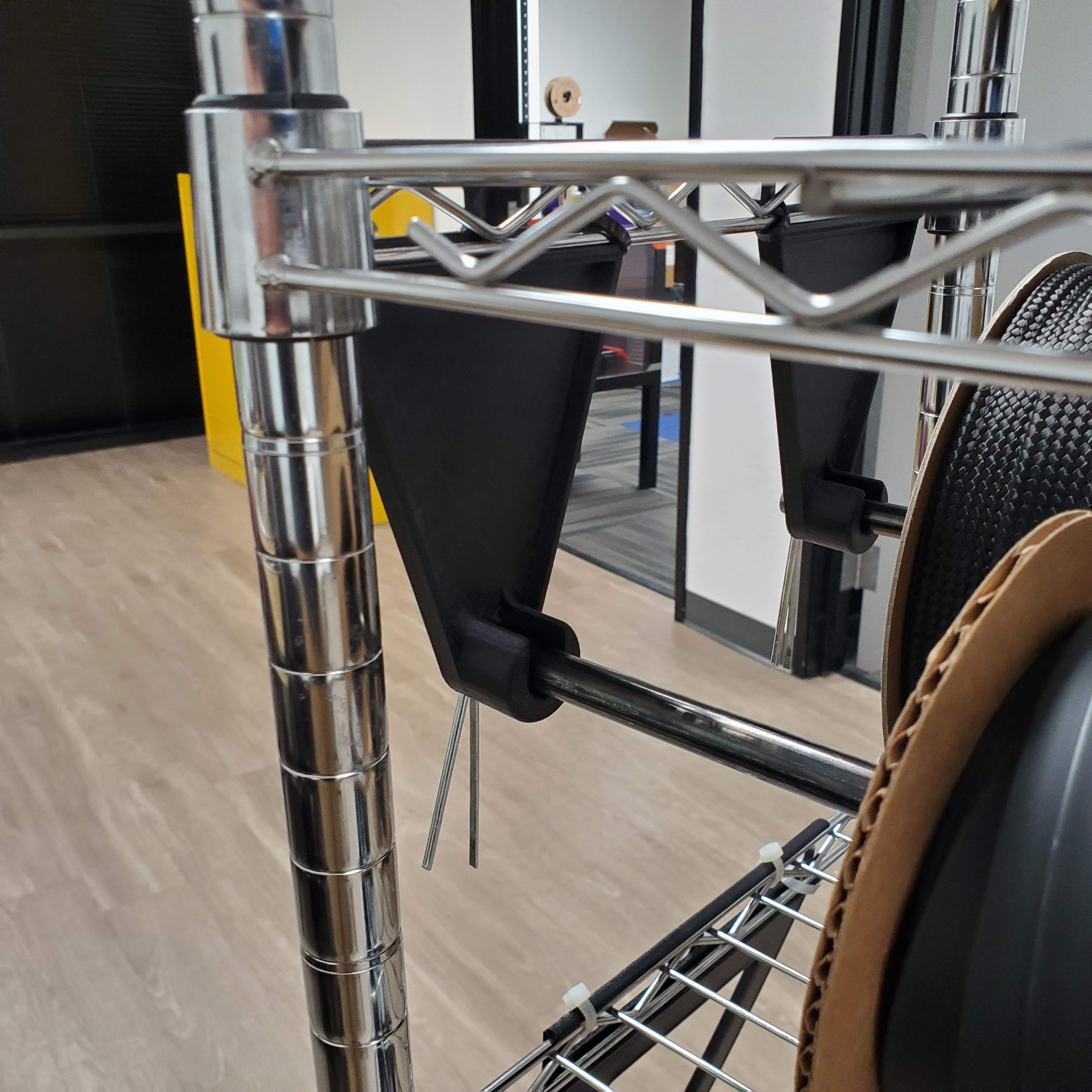 Wire Rack Spool Hanger