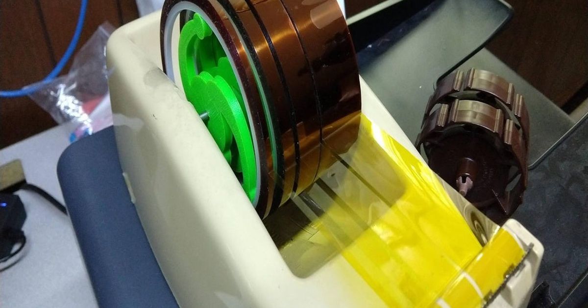 Kapton Tape Dispenser Conversion by Lazerlord Download free STL model