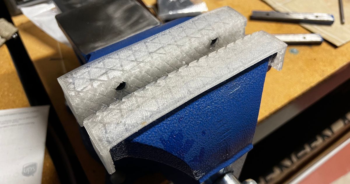 6 inch vice soft jaw Harbor Freight by Koosh Download free STL model