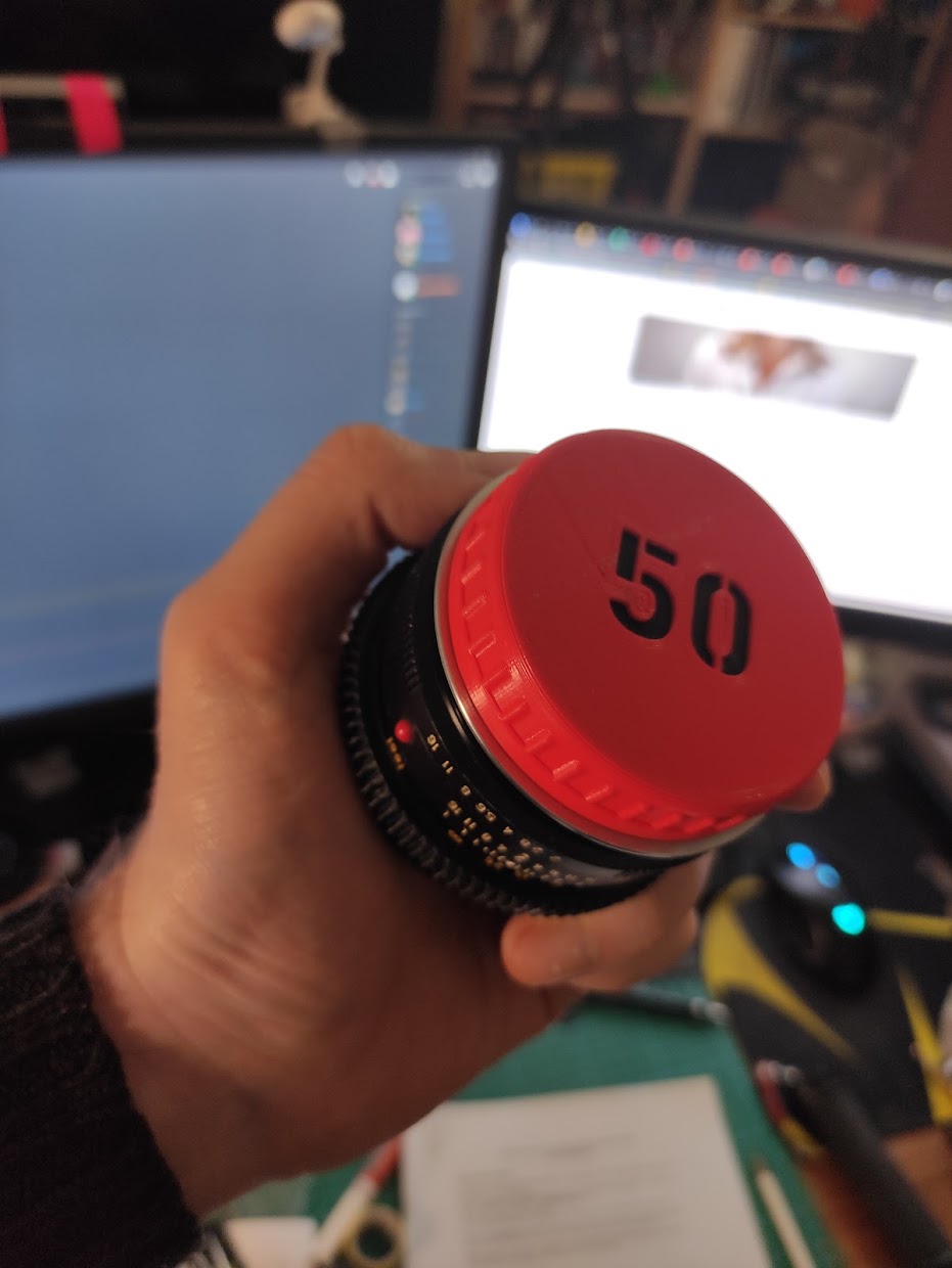 modular Lens Caps with (optional) embossed focal length by LucMeister