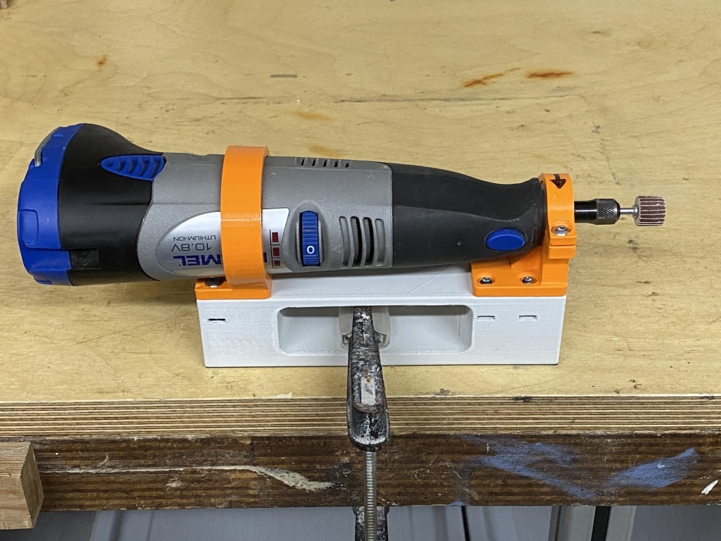 Mounting Jig for Cordless Dremel