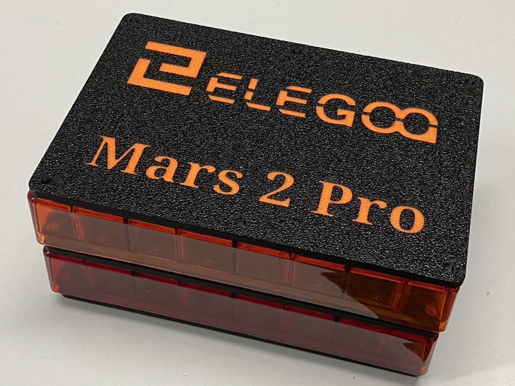 Stackable Lid for Elegoo Resin Tank (Plastic Version) Mars Pro 2