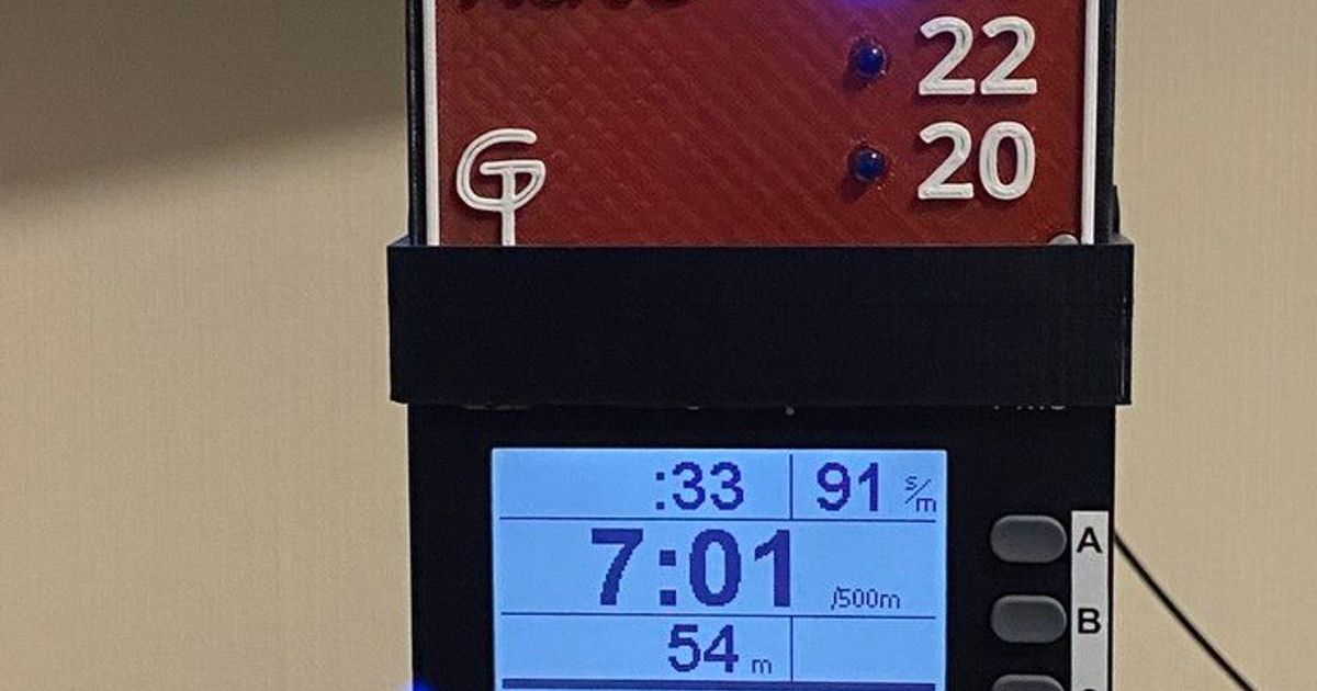 Concept 2 Indoor Rowing Machine (Rower Rate, Pacemaker) by Tritschi