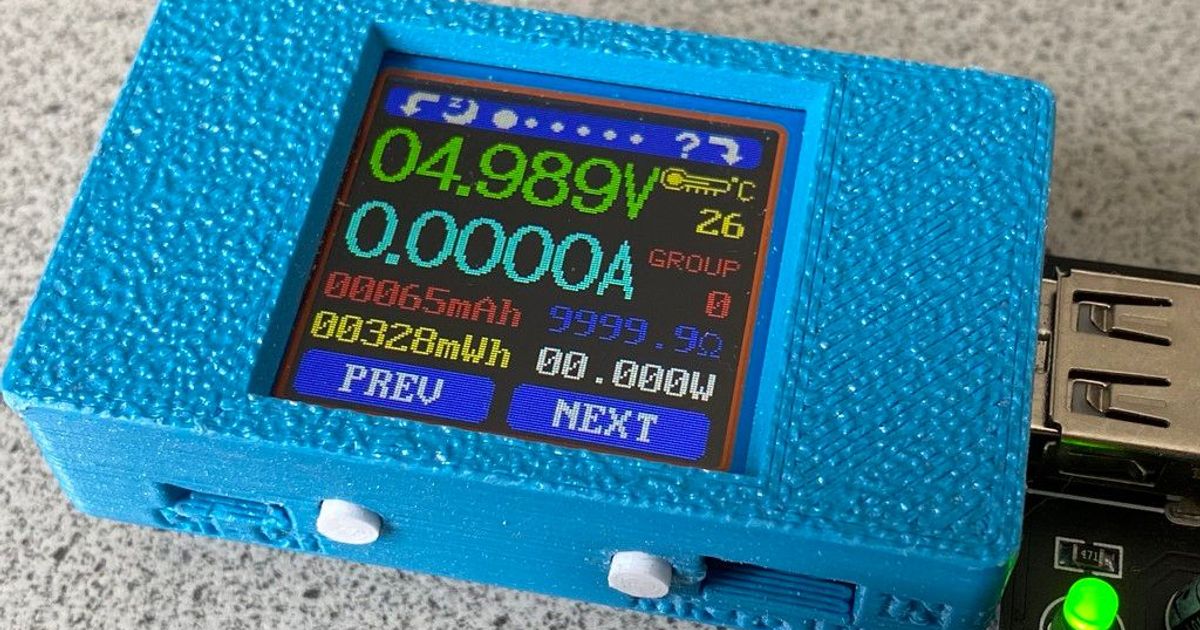UM25C USB-Meter Case by Tritschi | Download free STL model | Printables.com